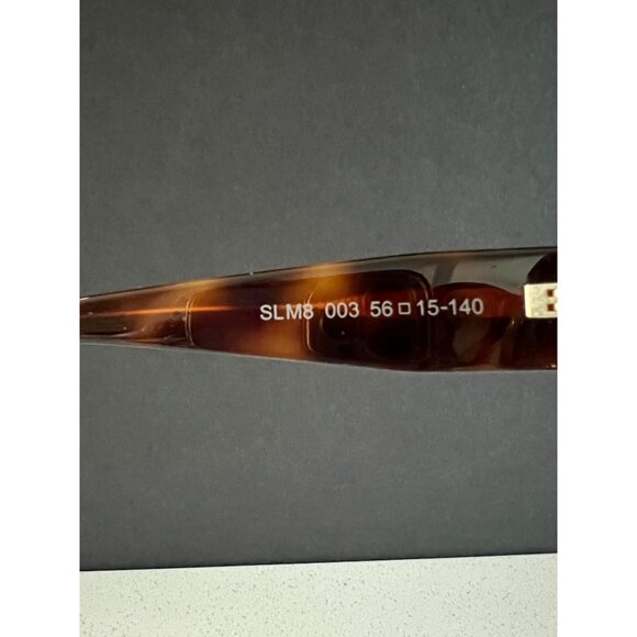 Saint Laurent SLM8 003 56mm havana brown Sunglasses - Picture 7 of 9